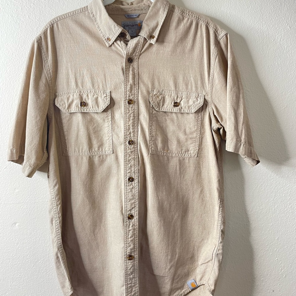 Carhartt: Rugged Professional Series Short-Sleeve Shirt Relaxed Fit | Button Up